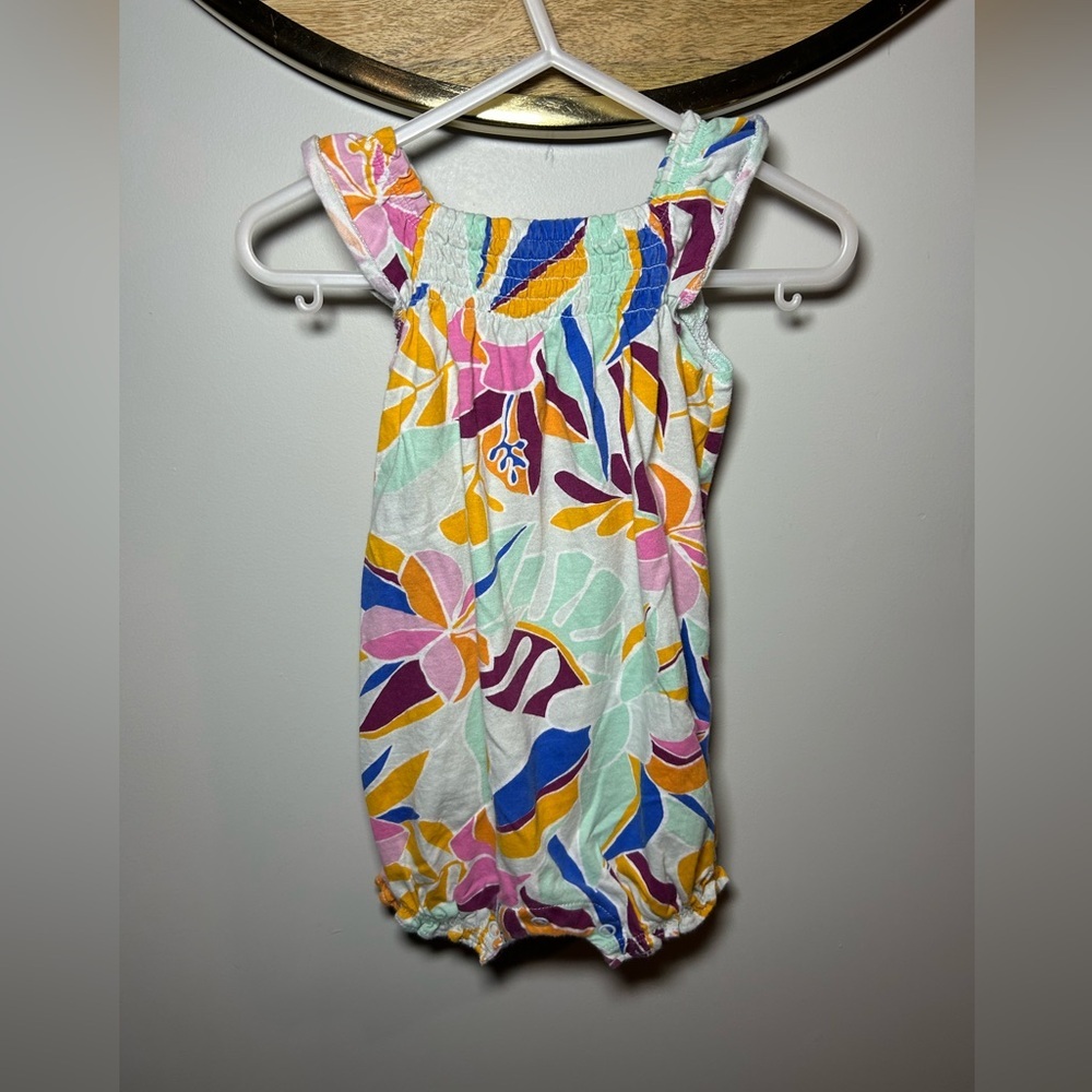 Carter's Colorful Floral Jumpsuit
